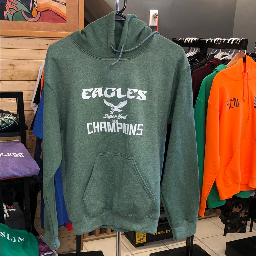 Limited time offer Eagles Green Hoodie - Super Bowl Champions